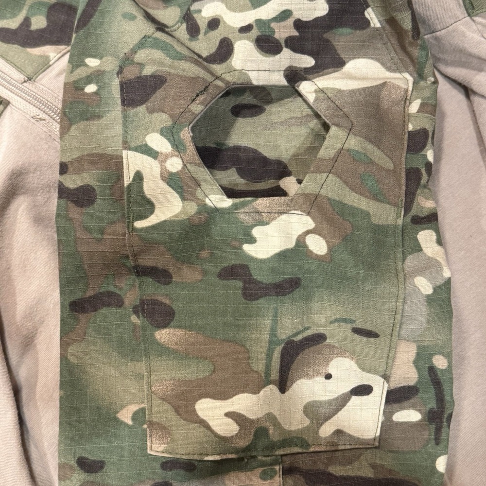 Military Tactical Camouflage Bodysuit Shirt Men's XXL Paintball Hunting Outdoor - Picture 9 of 14